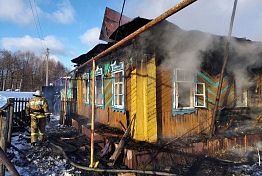 В Никольском районе при пожаре погиб мужчина