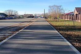 В Сердобске благоустроили пешеходную зону по улице Лесной