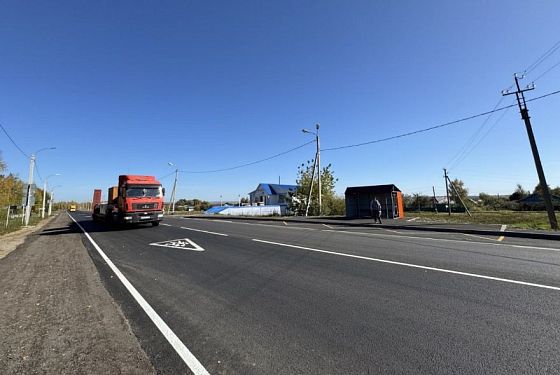 Завершили ремонт участка дороги Нижний Ломов – Пачелма – Башмаково