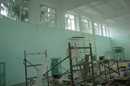 В сельских школах Пензенской области отремонтировали 3 спортзала