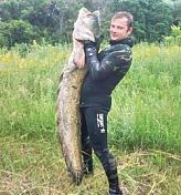 Пензенец поймал сома весом в 47 килограммов Пензенец поймал сома весом в 47 килограммов