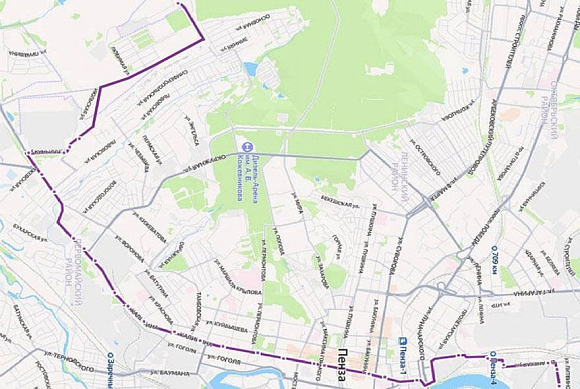В Пензе запустили новый автобусный маршрут №134