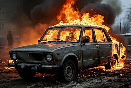 В Нижнеломовском районе сварщик спалил оставленный на ремонт автомобиль В Нижнеломовском районе сварщик спалил оставленный на ремонт автомобиль