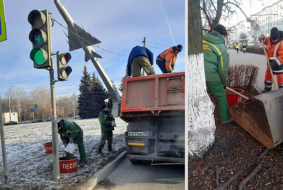 Пензенцам объяснили, что за емкости с песком стоят на тротуарах