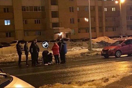 В Пензе на Антонова автомобиль «Kia Ria» сбил девушку-пешехода