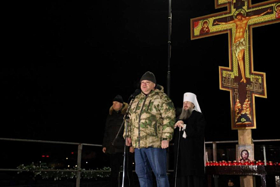 Олег Мельниченко и Вадим Супиков посетили крещенские купели на ГПЗ-24