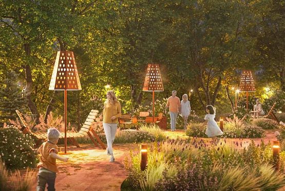 Пензенцам показали будущую детскую площадку и «Тайный сад» в парке Белинского