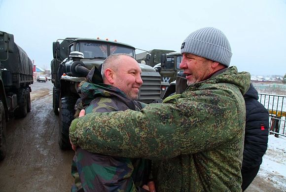 Из Средней Елюзани на СВО отправили несколько тонн гуманитарного груза