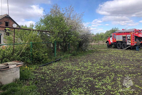 В Лунинском районе при пожаре погиб пенсионер