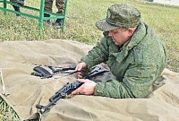 Мобилизованные на полигоне — фотоотчет Мобилизованные на полигоне — фотоотчет