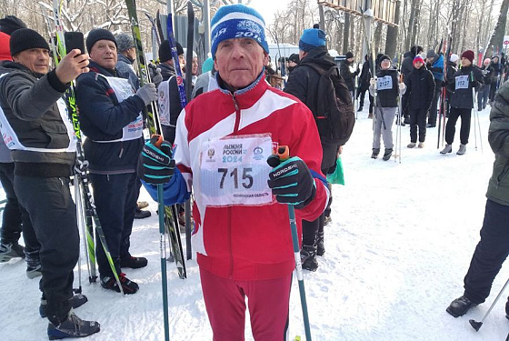 В Пензе на гонку «Лыжня России 2024» вышли 3-летний и 83-летний участники