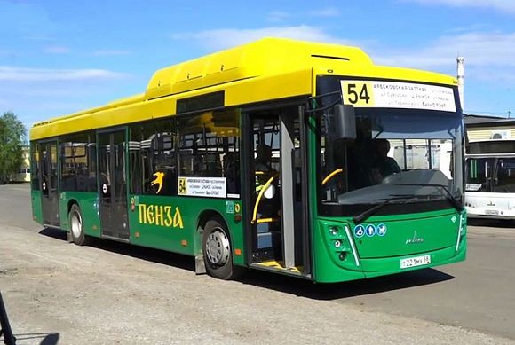 В Пензе на 54-й маршрут вышли новые белорусские автобусы