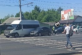 В Пензе на пр. Победы произошло ДТП с маршруткой В Пензе на пр. Победы произошло ДТП с маршруткой