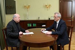 Иван Белозерцев встретился с членом ЦИК РФ 