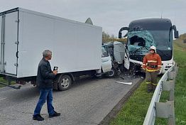 Появилось видео с места ДТП с автобусом в Вадинском районе Появилось видео с места ДТП с автобусом в Вадинском районе