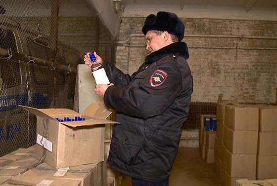 В Заречном изъяли 1600 бутылок контрафактного алкоголя
