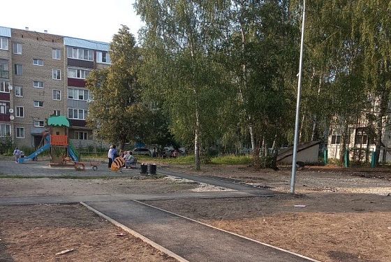 В Сурске продолжается благоустройство парка