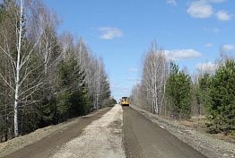 В Пензенской области начался ремонт дороги поселок «Маяк» – Суляевка – Китунькино