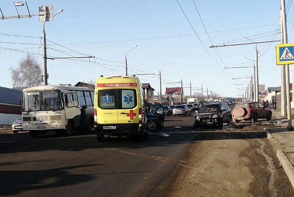 В Пензе из-за ДТП на ул. Карпинского образовалась большая пробка