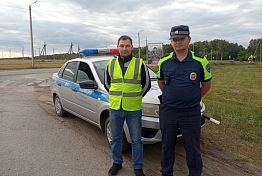 В Башмаково полицейские помогли 3-летней девочке