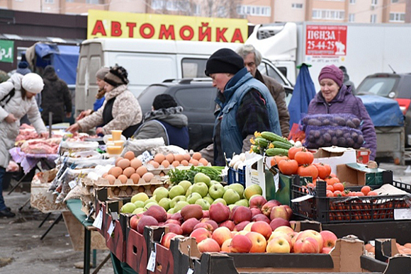 Мэр Пензы оценил ярмарку у ТЦ «Велес» на ул. Попова