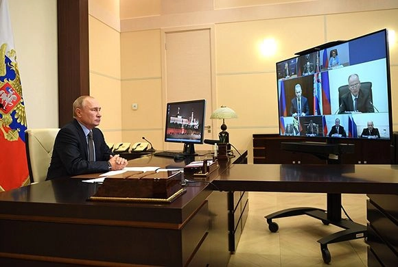 Фото kremlin.ru Путин на совещании Совбеза обсудил ситуацию в Ливане