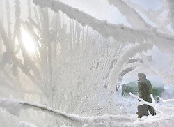 Фото|| В Пензу пришли крещенские морозы