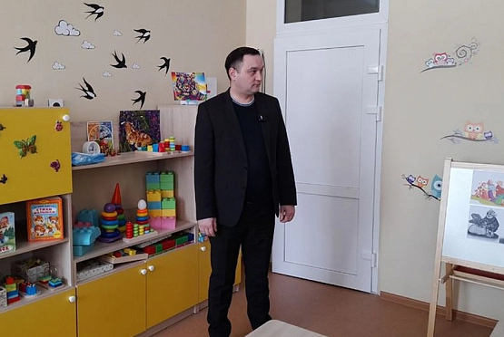 Министр образования посетил детский сад-ясли в Лунино