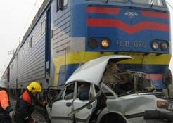 В Бессоновке автомобиль попал под поезд