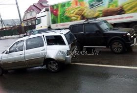 В Пензе попал в ДТП ВАЗ, пропускавший пешеходов
