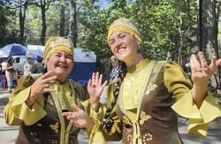 В Пензе съели гору плова