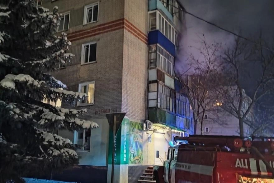 Из горящего дома в Сердобске эвакуировали 10 человек