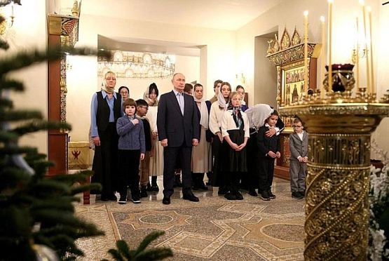 Владимир Путин встретил Рождество с семьями военнослужащих