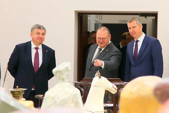 Белорусская делегация побывала в новом корпусе краеведческого музея