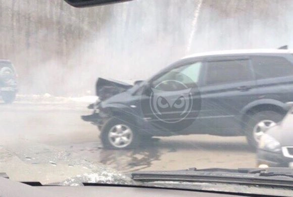 Фото vk.com/sova_penza В Пензе на ул. Окружной произошло жесткое ДТП