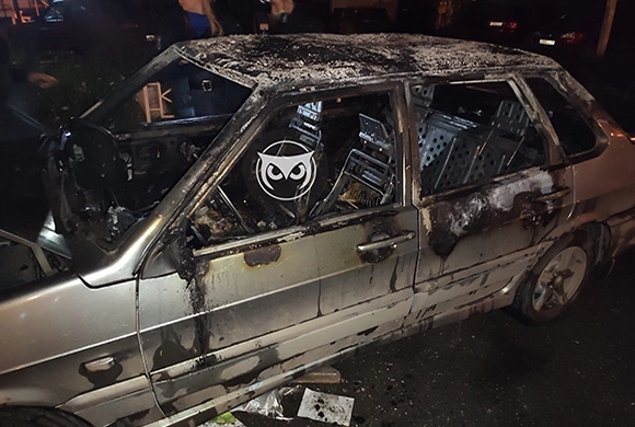 Фото vk.com/sova_penza В Пензе ночью произошла серия автопожаров