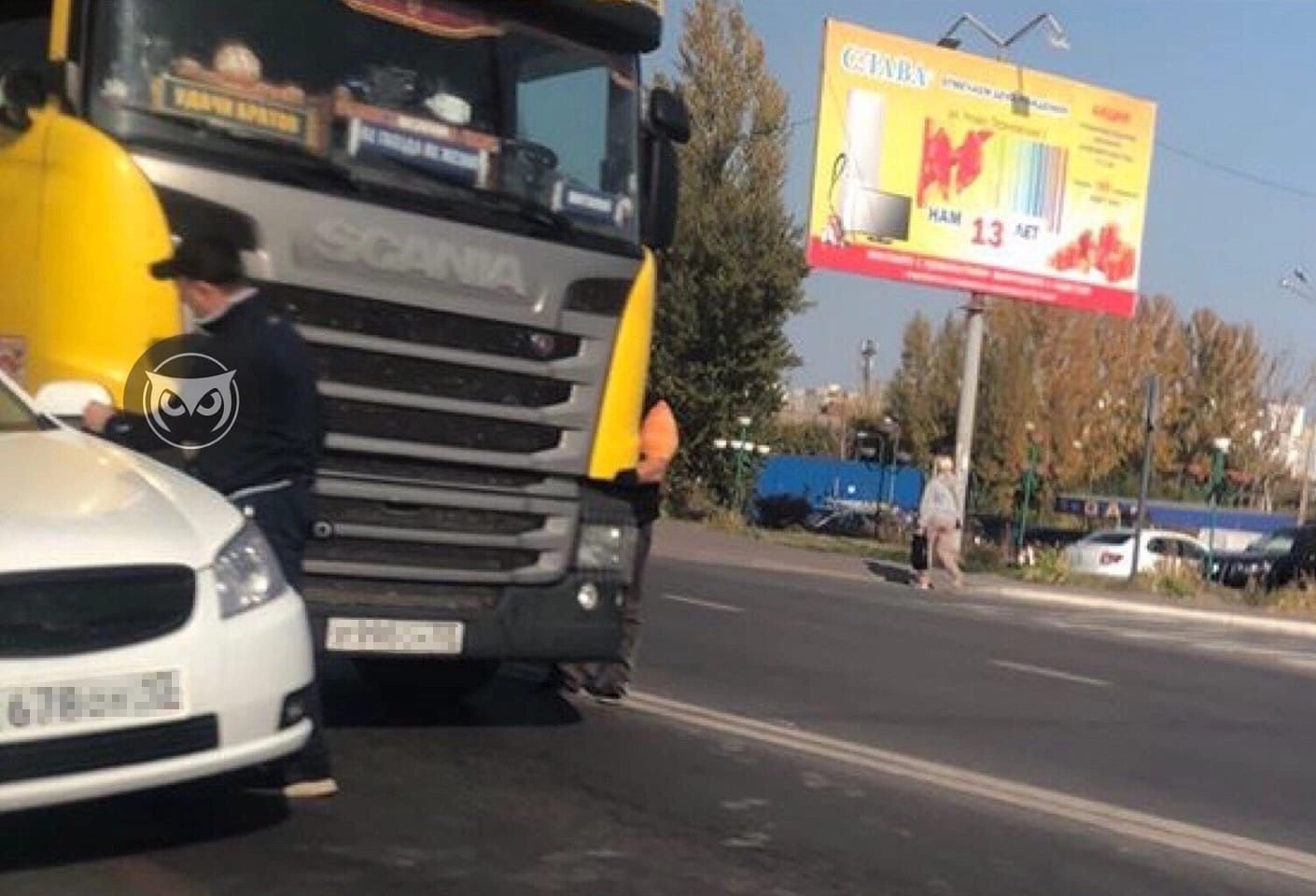 В Пензе фура ударила легковой автомобиль - последние новости Пензы и  области на сегодня.