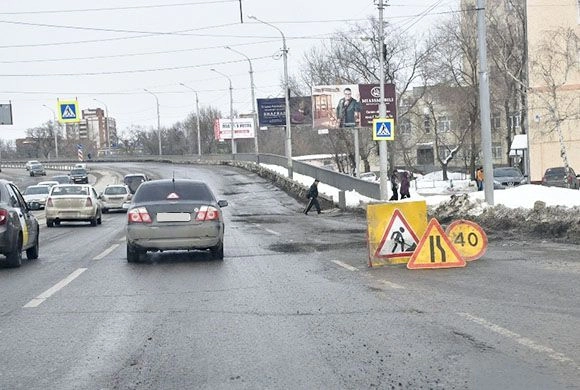 Фото penza-gorod.ru В Пензе ремонтируют Гагаринский путепровод