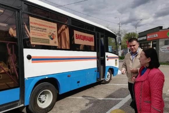 Три дня автобус будет курсировать по разным районам города||Фото penza-gorod.ru 36 привившихся в первый день: расписание работы мобильного пункта вакцинации в Пензе