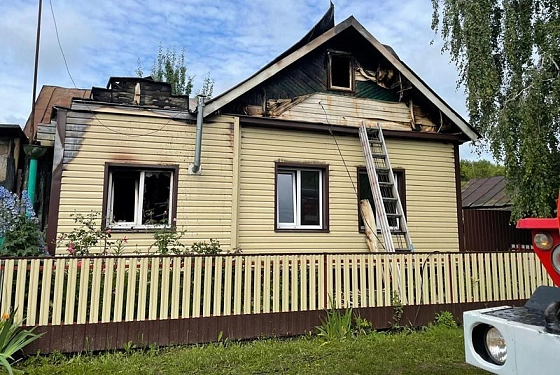 В Нижнем Ломове при пожаре погиб 45-летний мужчина