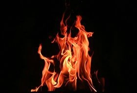 Сожжение чучела Масленицы в парке Белинского (Пенза, 17.03.2024)