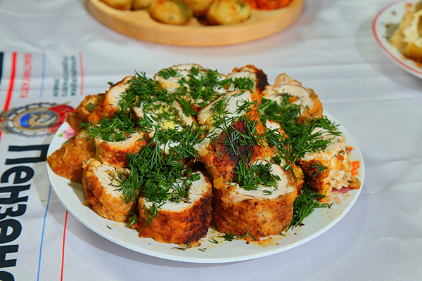 Рулеты из индейки